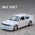 thumbnail image 1 of 1:36 BMW M4 CSL G82 BMW M3 E30 Metal Toy Alloy Car Diecasts & Toy Vehicles Car Model Model Car For Children M3 White, 1 of 6