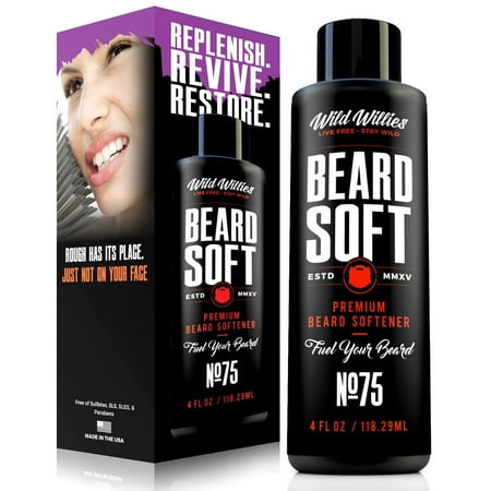 Wild Willies Beard Soft, Premium Beard Softener and Conditioner, 4