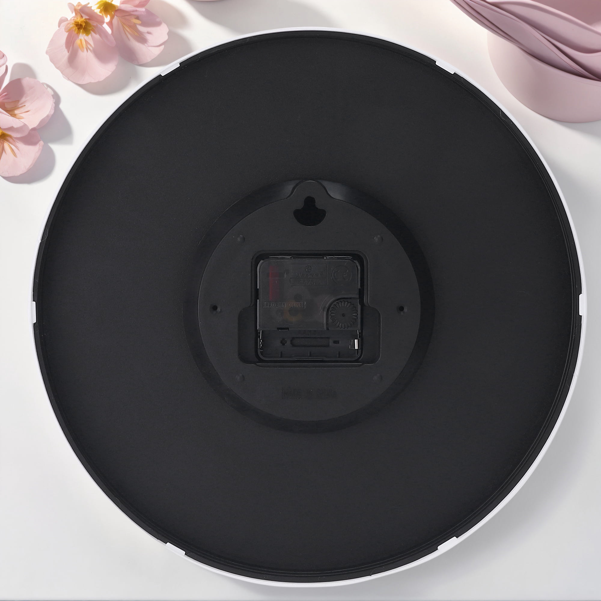 Unique Bargains Silent Non-Ticking Modern Battery Operated Wall Clock Green