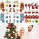 thumbnail image 2 of Christmas Tree Decorations Golden White Red Metal Bell Gingerbread Man Jewelry Set Christmas Home Decorations Party Supplies, 2 of 5
