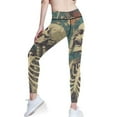thumbnail image 3 of Ckdifva Skeleton on Chair Yoga Pants with Pockets for Women Workout Athletic Yoga Leggings, 3 of 7