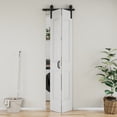 thumbnail image 2 of 24" X 84" Closet style 4 Lattice Shapes Interior Bi-Fold Barn Door Within Manufacture Wood Folding Closet Door, 2 of 7