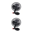 thumbnail image 3 of relayinert Car Fan Universal Fit Reliable Cooling Solution Versatile Compatibility black 2Set, 3 of 6