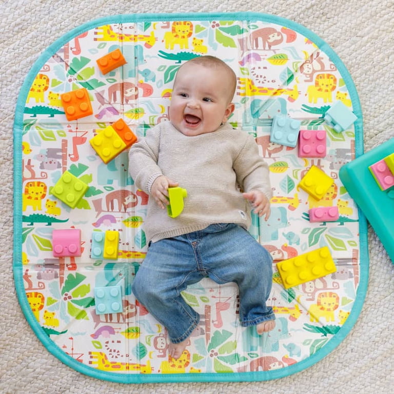 Infantino Super Soft 1st Building Blocks Activity Station, 22-Piece photo 6