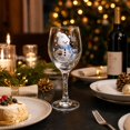 thumbnail image 6 of Christmas Long Stem Wine Glasses Gold Twisted Stem Glass Cups Clear Drinking Glasses Festive Holiday Table Decor, 6 of 6