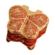 thumbnail image 5 of Joyero con forma de , organizador de joyas, decoración del hogar, adorno creativo, estuche para guardar baratijas, caja para collares. Rojo dorado, 5 of 8
