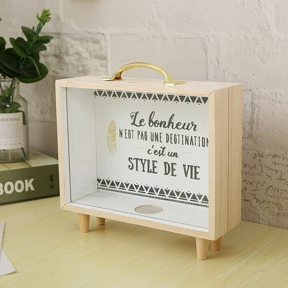 Adventure Archive Box,Travel Shadow Box,Ticket Box,Wood Color