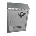 thumbnail image 3 of Wall Mount Mailbox Front Door with Key Locking Mailbox Metal Outdoor Decor Porch, 3 of 9