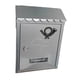 thumbnail image 3 of Buzón de correo de pared con cerradura de hierro, decorativo, para negocios plata, 3 of 9