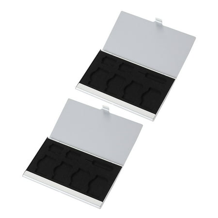 Image of Waterproof SIM Card Holder Case for Cards Storage Box Aluminum Alloy