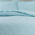 thumbnail image 2 of KASENTEX  Soft Microfiber Quilt Set Machine Washable Bedspread All Season Cyan - Queen, 2 of 5