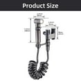 thumbnail image 3 of Acahhotxx Handheld Bidet, Handheld Bidet Sprayer Set Hand Shower Set Hand Shower Hose Alloy Texture Suitable for Bathroom and Toilet Showering, 3 of 3