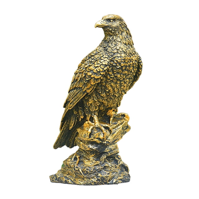 Adornos de águila perfecl de poliresina para jardín