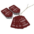 thumbnail image 3 of Inkdotpot Real Silver Foil Good Bye Tension Hello Pension Retirement Tags Favor Hang Paper Tags 100 Pieces, 3 of 6