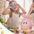 thumbnail image 5 of Musatteng Easter Bunny Plush Toy Set with Eggs - Sitting Stuffed Animal for Kids 3+, Birthday & Easter Party Decor, 5 of 8