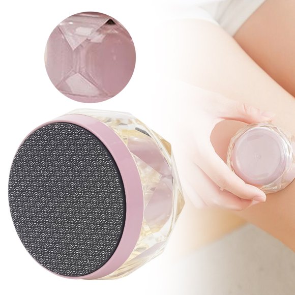 Clearance! Hair Removal Kitecy New Upgraded 2 in 1 Crystal Hair Remover a Unisex with Smooth and Polished and Reusable Hair Removal Stone It's Tailored for Silk, Pink Hair Remover Clearance Sale