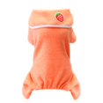 thumbnail image 2 of Dog Pajamas Solid Color Dress-up Four-leg Fashion Pet Dog Warm Jumpsuits Outfit for Small Dogs, 2 of 8
