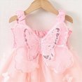 thumbnail image 5 of Larisalt Toddler Baby Girl Summer Clothes Sleeveless A-line Ruffle Layered Lace Tutu Princess Dresses, 5 of 6