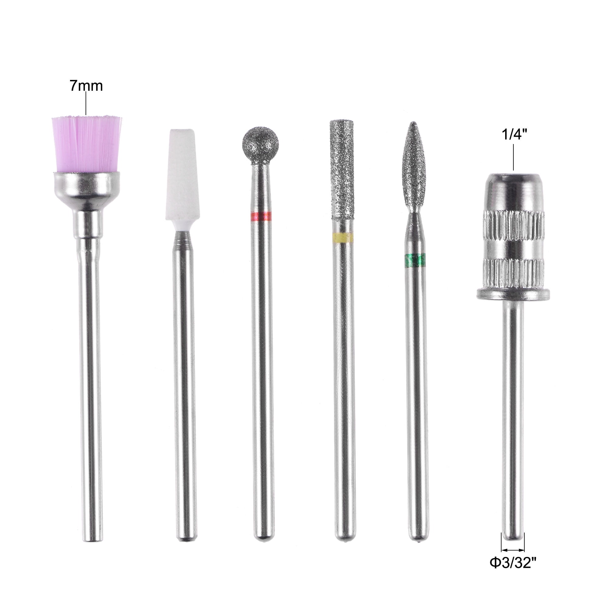 Diamond Grinding Head Drill Bit Set 