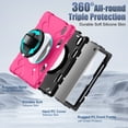 thumbnail image 4 of GEAK Compatible with Apple iPad A16 11th/10th Generation 11 inch Case with Screen Protector, 360° Shockproof Stand Cover Case with Pencil Holder for iPad 10th 11th Gen 2025, 4 of 8