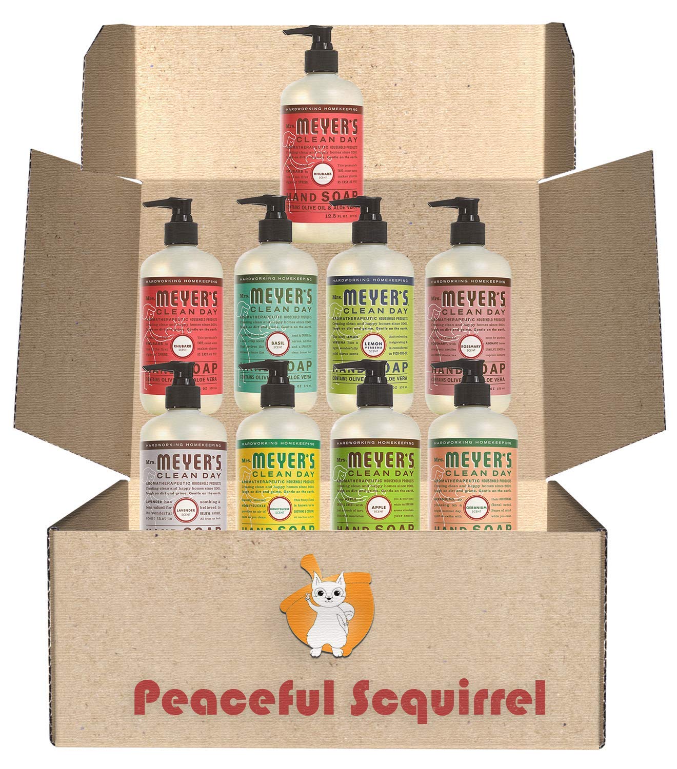 Mrs Meyers Hand Soap Variety Pack of 912.5 oz Each