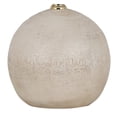 thumbnail image 4 of Mainstays 12.75 Inch White Ball Table Lamp with White Linen Shade, 4 of 6