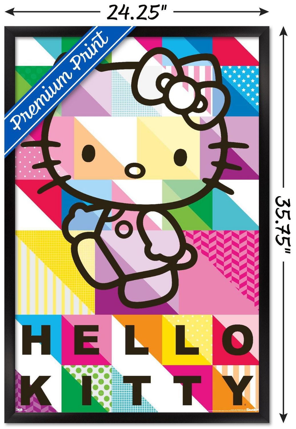 Hello Kitty - Patterns Wall Poster, 22.375" x 34"