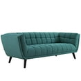 thumbnail image 6 of Modway Bestow 3 Piece Upholstered Fabric Sofa Loveseat and Armchair Set in Teal, 6 of 6