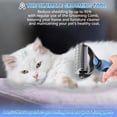 thumbnail image 4 of 2026 New Double-Sided Deshedding Dematting Tool, Undercoat Rake for Dogs & Cats, Extra-Wide Dog Grooming Brush & Deshedder Comb for Long Hair (Blue), 4 of 7