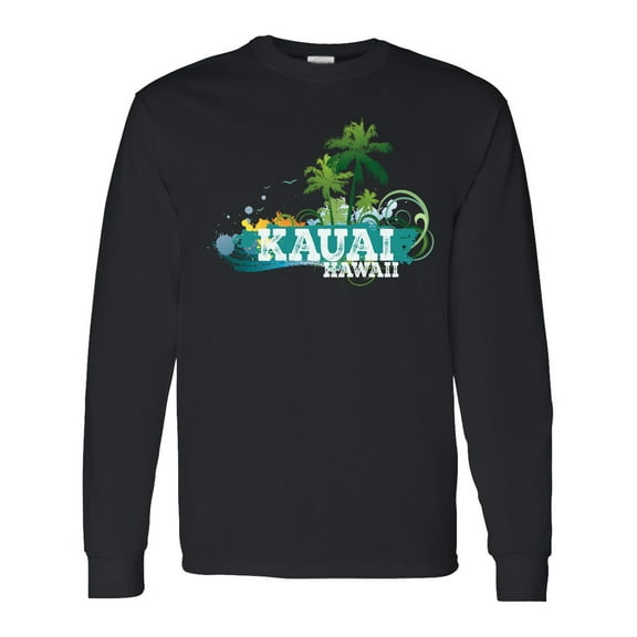 Inktastic Kauai Hawaii Tropical Vacation Long Sleeve T-Shirt