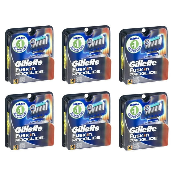 Gillette Fusion Proglide Refill Cartridges 4 Ct (Pack of 6)   Cat Line Makeup Tutorial