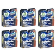 Gillette Fusion Proglide Refill Cartridges 4 Ct (Pack of 6)