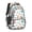 White Cartoon Dinosaurs, variant on White Colorful Dinosaur Decoration Pattern Cute School Backpack Bag with Padded Back and Adjustable Shoulder Straps 16.9 X 12.6 X 5.9 Inches