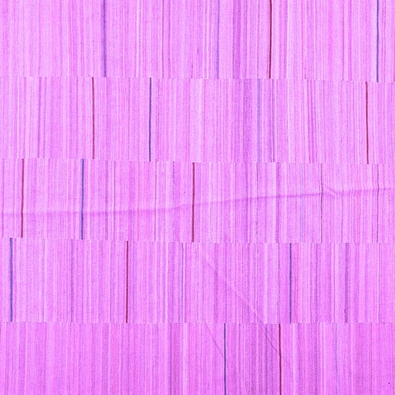 Ahgly Company Indoor Square Abstract Purple Contemporary Area Rugs, 5' Square