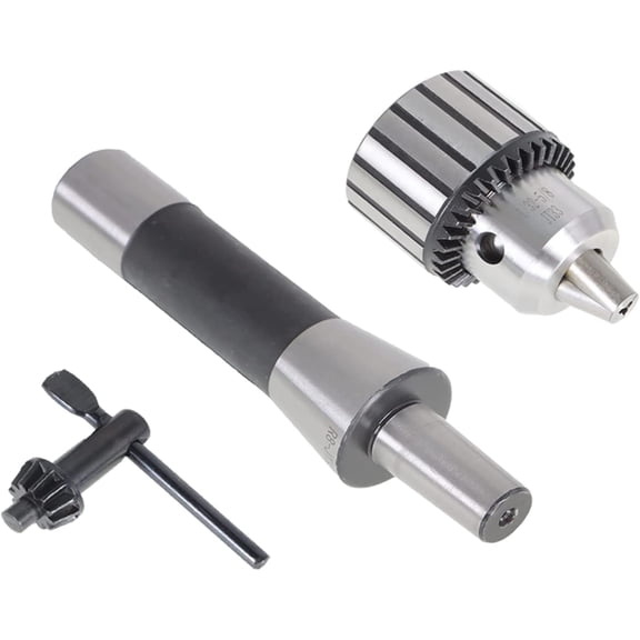 EPOTOOR R8-JT33 Super Heavy Duty Drill Chuck, 1/8" - 5/8" Triple Grip Drill Chuck Press Chuck with Chuck Key Fit for Lathe and CNC Machines