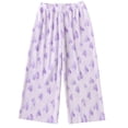 thumbnail image 5 of Rvasteizo Kids Pants Print Heart Summer Ice Silk Cool Wide Leg Elastic Waist Outer Wear for All Boys Girls Sizes, 5 of 5