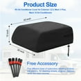 thumbnail image 2 of RV Air Conditioner Cover, 600D Oxford Fabric, for Dometic Brisk II & Coleman Mach Series, Waterproof, Tear and Fade Proof, Travel Trailer AC Cover with Free 5 Automotive Detail Brushes, 2 of 6