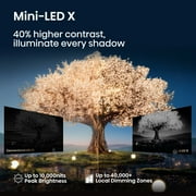 Hisense 110-Inch Class Mini-LED Premium ULED X Series 4K Google Smart TV (110UX, 2024) - QLED, 144Hz, Dolby Vision Atmos, HDR10+, 4.2.2 Ch Audio, Alexa Compatibility, Hands Free Voice Control