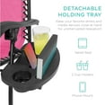 thumbnail image 6 of Best Choice Products Set of 2 Zero Gravity Lounge Chair Recliners for Patio, Pool w/ Cup Holder Tray - Pink, 6 of 9