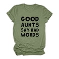 thumbnail image 1 of Camiseta de cuello redondo de moda para mujer, camiseta de manga corta, camiseta con estampado de letras, blusa Pompotops  hkajfhjk459396, 1 of 4