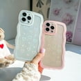 thumbnail image 5 of Compatible with iPhone 11 Pro,Cute Kawaii Bling Sparkle Glitter Frame Shape Soft Silicone Shockproof Protective Phone Cover for Women Girls Love Pink, 5 of 15