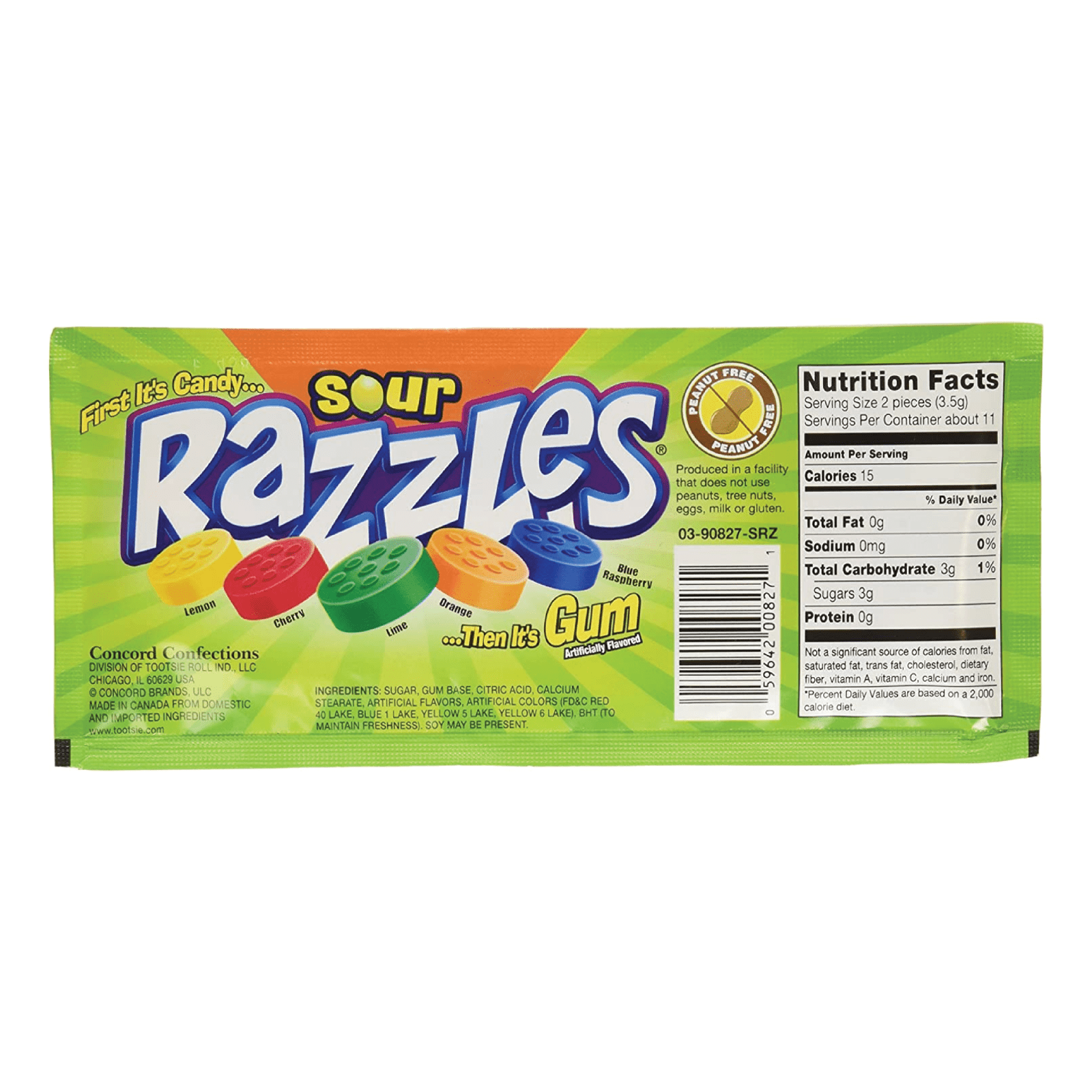 12x Packs Razzles Variety Assorted Flavor Candy Gum 1.4oz ( Fast Shipping! )
