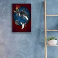 thumbnail image 3 of Epic Art 'Warrior Mermaid' by Avery Multer, Acrylic Glass Wall Art, 16"x24", 3 of 3