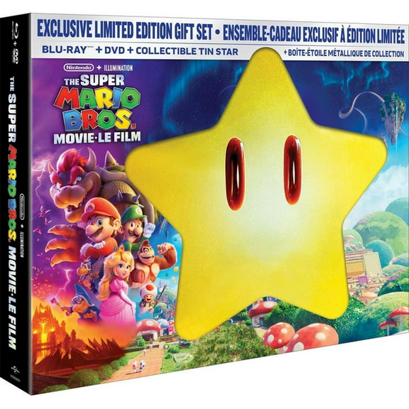 The Super Mario Bros Movie Exclusive Limited Edition Gift Set (Blu-Ray DVD)
