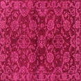 thumbnail image 1 of Ahgly Company Indoor Square Abstract Pink Modern Area Rugs, 6' Square, 1 of 4
