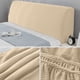 thumbnail image 5 of Funda de cabecera totalmente cerrada, elástica, moderna, protectora para cabeceros, de tela a prueba de polvo, para cabeceros tapizados, de fácil lavado y con diseños elásticos., 5 of 7