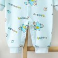 thumbnail image 4 of Gerichy Newborn Baby Girls Boys Cotton Romper Outfits Infant Long Sleeve One-Piece 0 3 6 12 18 Months Toddler Button Jumpsuits, 4 of 5