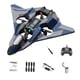 thumbnail image 3 of Avión de control remoto ligero y giratorio de espuma para niños y adultos, regalo de cumpleaños Azul, 3 of 7