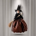 thumbnail image 6 of Halloween Witch Doll, Handmade Witch Doll Ornament Kitchen Home Decor Halloween Fireplace Tabletop Ornament, Gift for Mom or Friend, 6 of 7