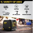 Champion Power Equipment 4500-Watt Portable Gasoline Inverter Generator with Wireless Remote Start
